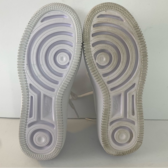 NWOT Nike Triple White Air Force One Platform Sneakers - Picture 7 of 11